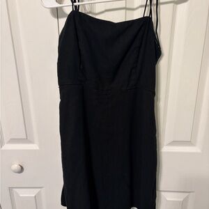 Old Navy Black Mini Dress with Spaghetti Straps
